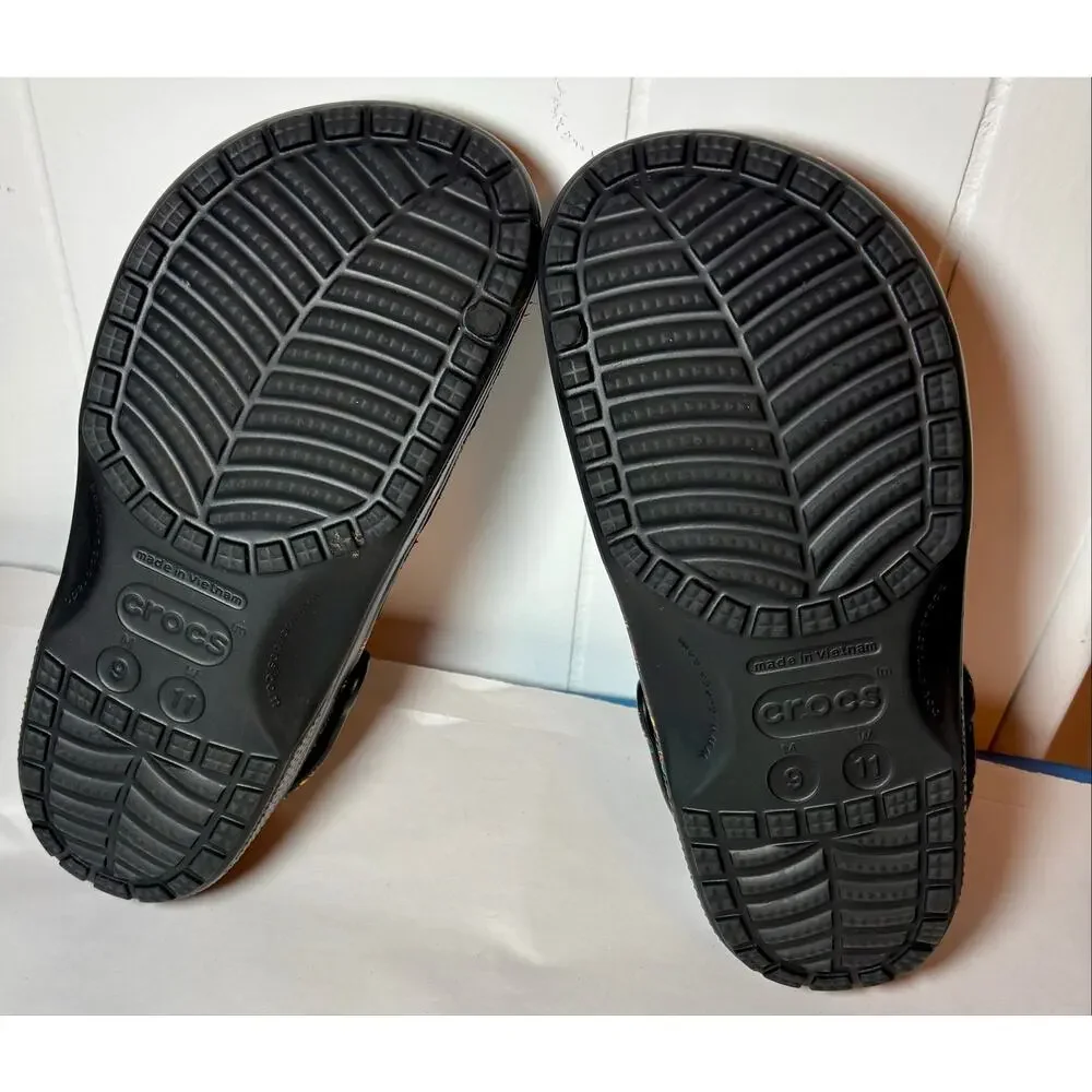 Disney Parks 2023 Halloween Mickey Mouse Pumpkin Adult Crocs Clogs Size M9 / W11